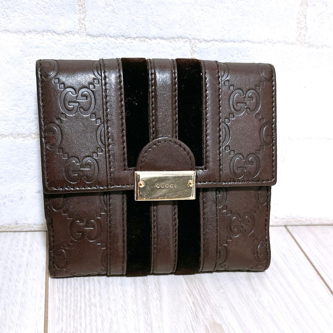 《美品》GUCCI(グッチ)折財布