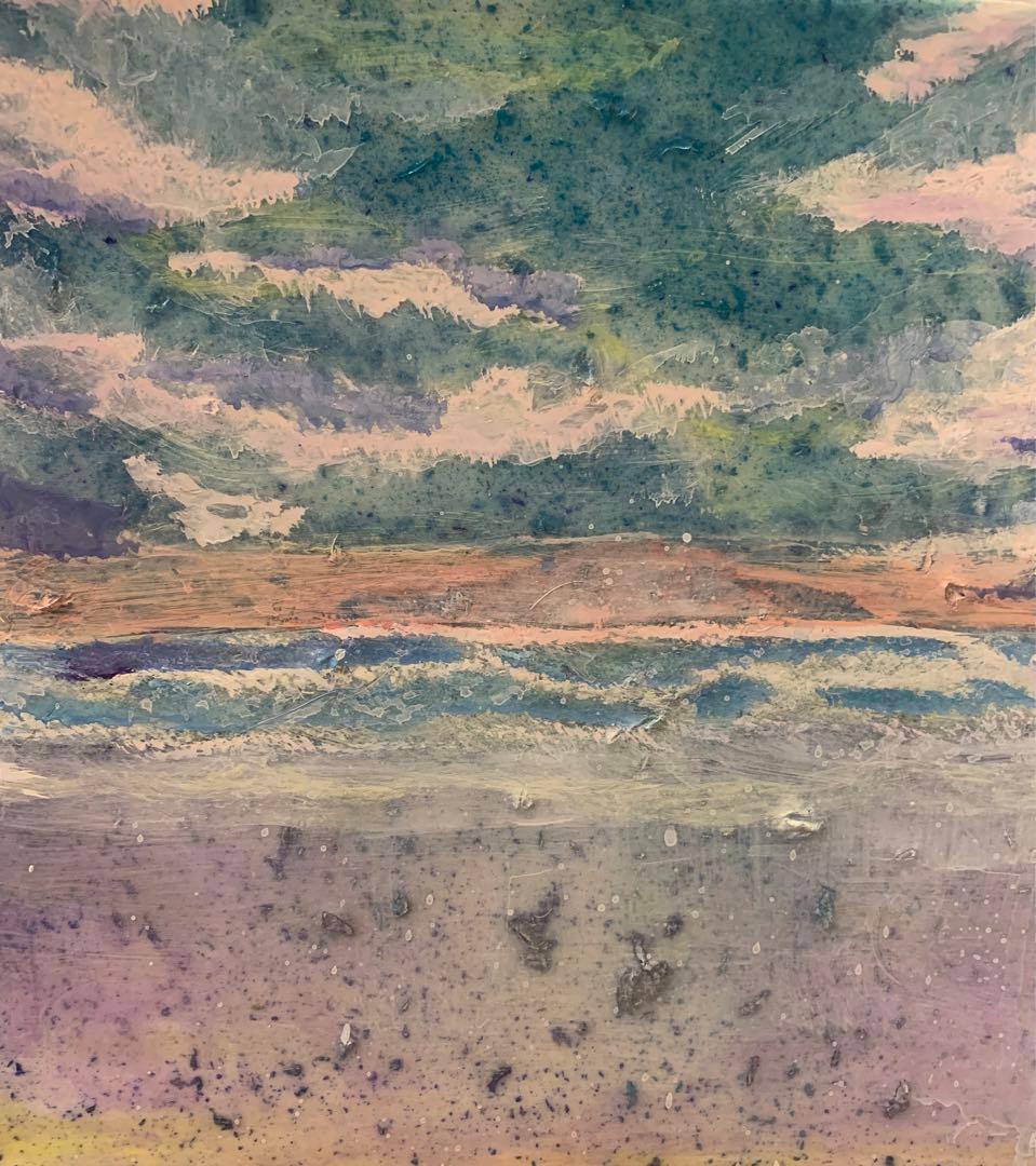 パステル　海