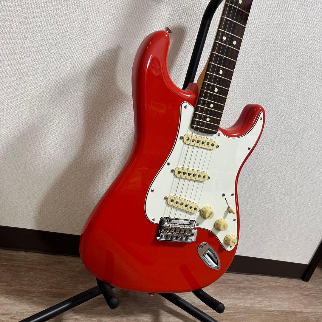 fender stratcaster player2 コーラルレッドハードケース