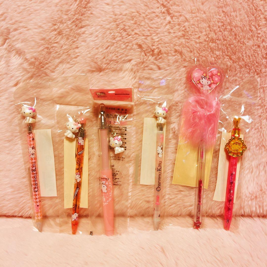 希少レア　チャーミーキティ　ボールペン　シャープペン　まとめ売り　平成レトロ