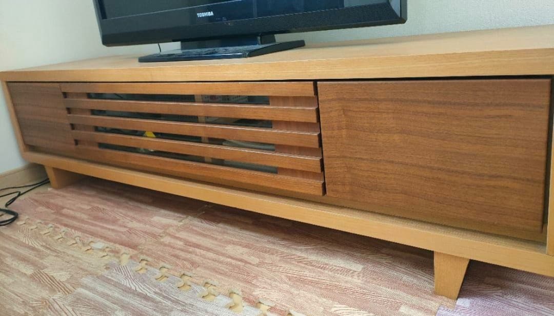 値下げ　シギヤマ家具　無垢材　テレビ台　送料込み