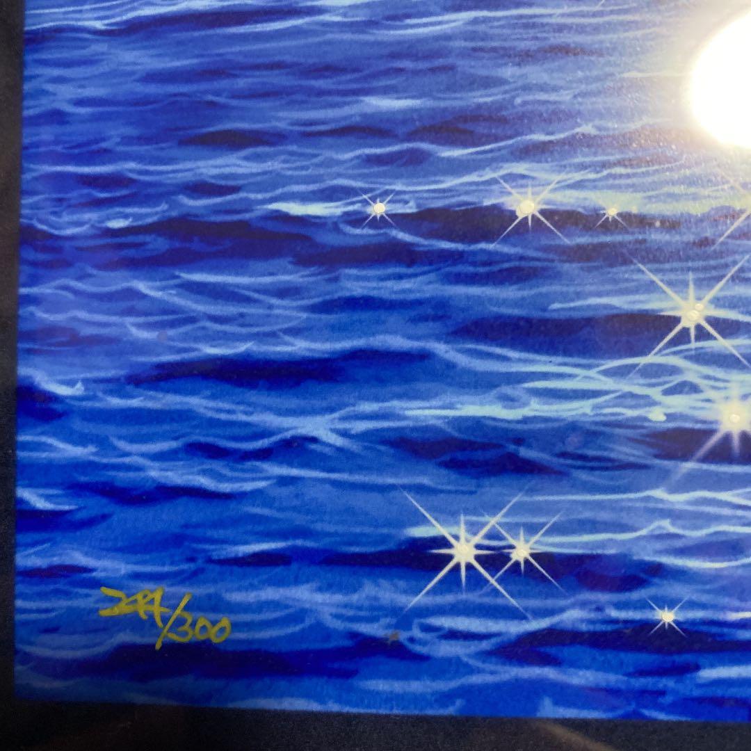 クリスチャンラッセン版画　ブライトフューチャー　65×50 保証書あり