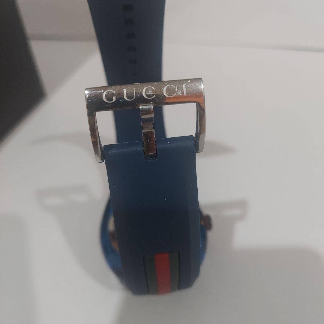 ☆訳あり☆グッチ GUCCI 腕時計 メンズ YA137104A シンク ブルー