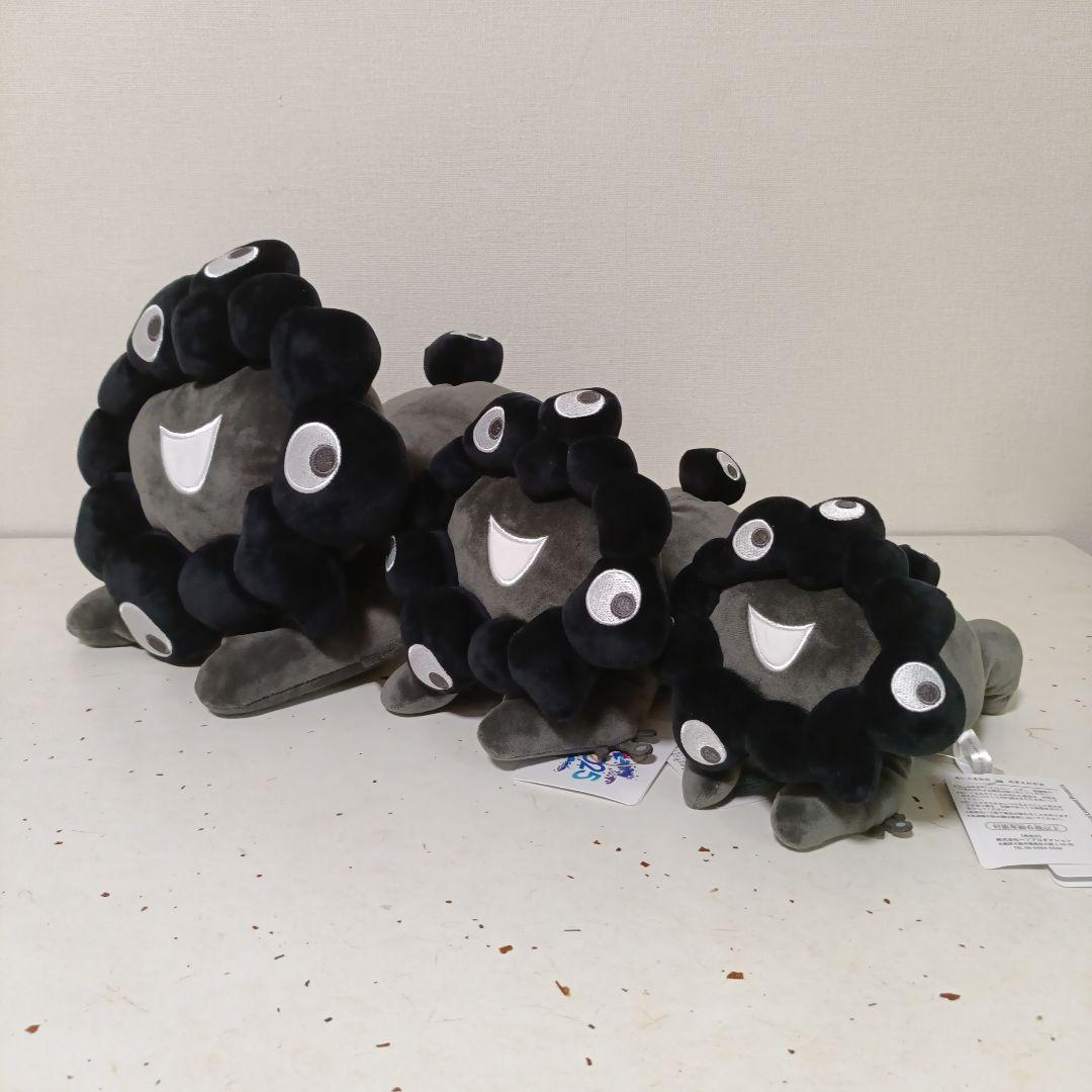 大阪関西万博限定 這い型ぬいぐるみ　黒（S/M/L）セット　黒ミャクミャク