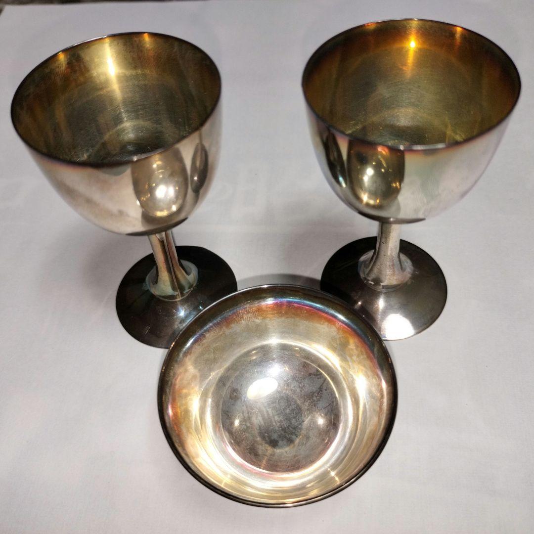 銀杯　3個セット　《純銀刻印有り》