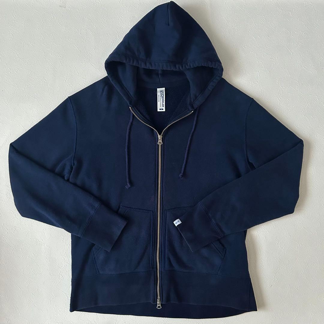 ループウィラー BEAMS別注 吊り編み フルジップパーカー XL 日本製