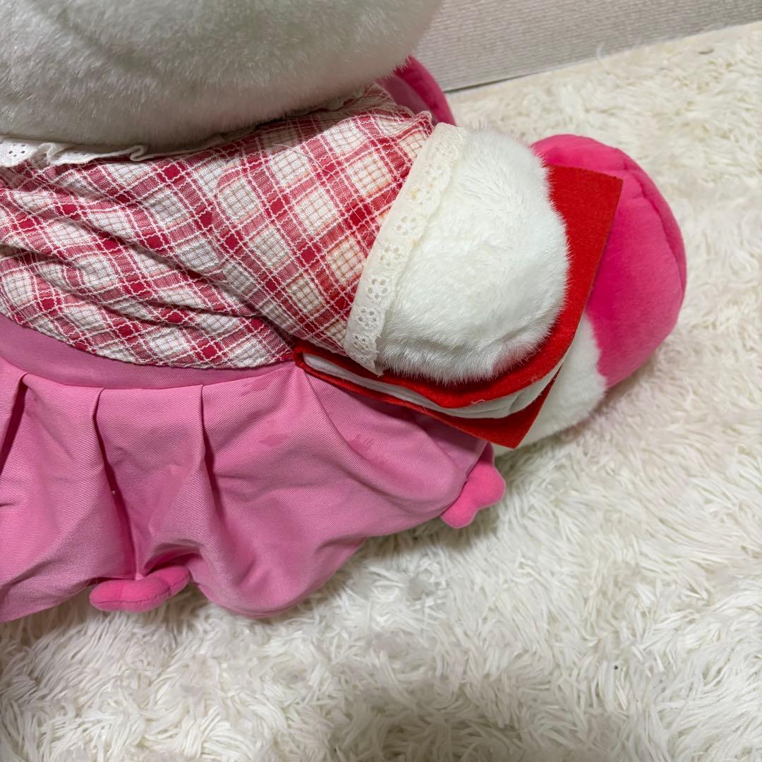 サンリオ ハローキティ 特大 BIG ぬいぐるみ ワンピース ベレー帽 LL