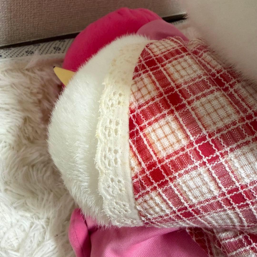 サンリオ ハローキティ 特大 BIG ぬいぐるみ ワンピース ベレー帽 LL