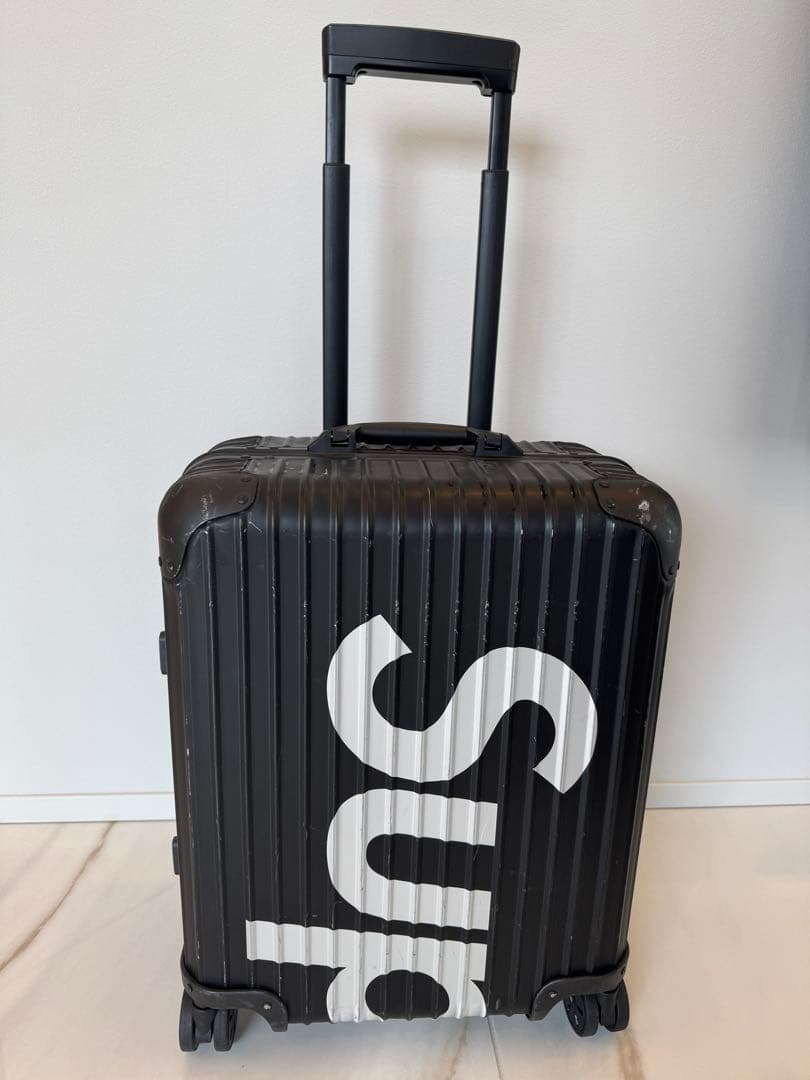 supreme RIMOWA コラボ キャリーケース 45L ブラック