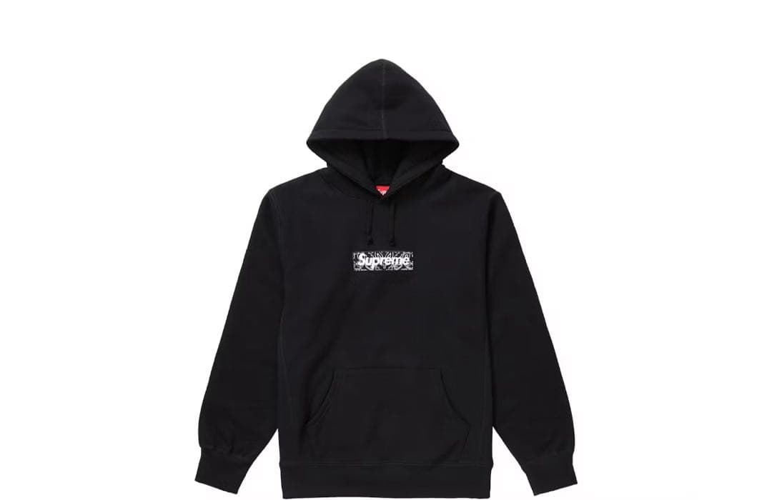 【野村周平着用】supreme bandana box logo hoodie