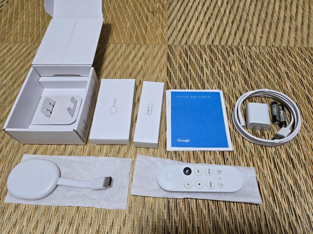 Google Chromecast with TV HD ホワイト