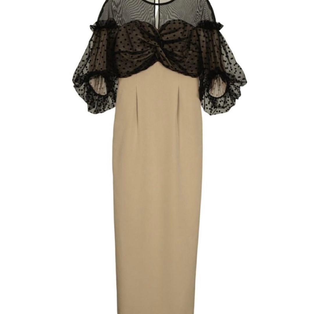 フロッキー・ドット・ワンピース【結婚式・二次会】