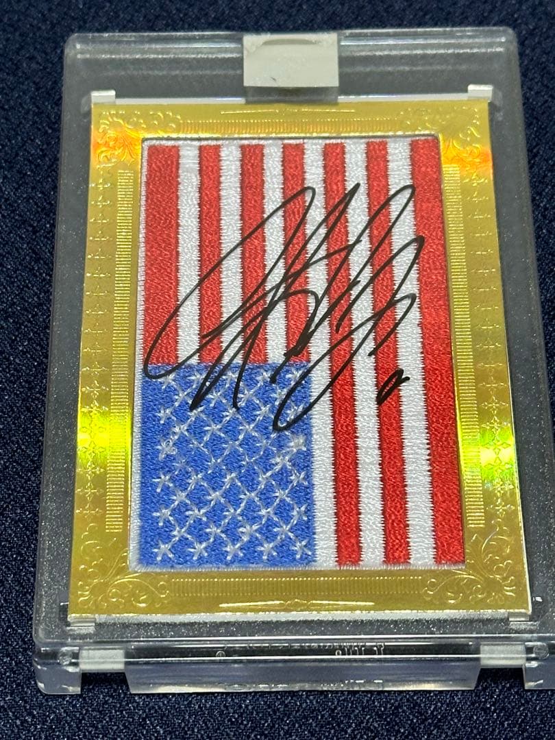 Dennis Rodman ロッドマン　サイン　カード　星条旗　新品