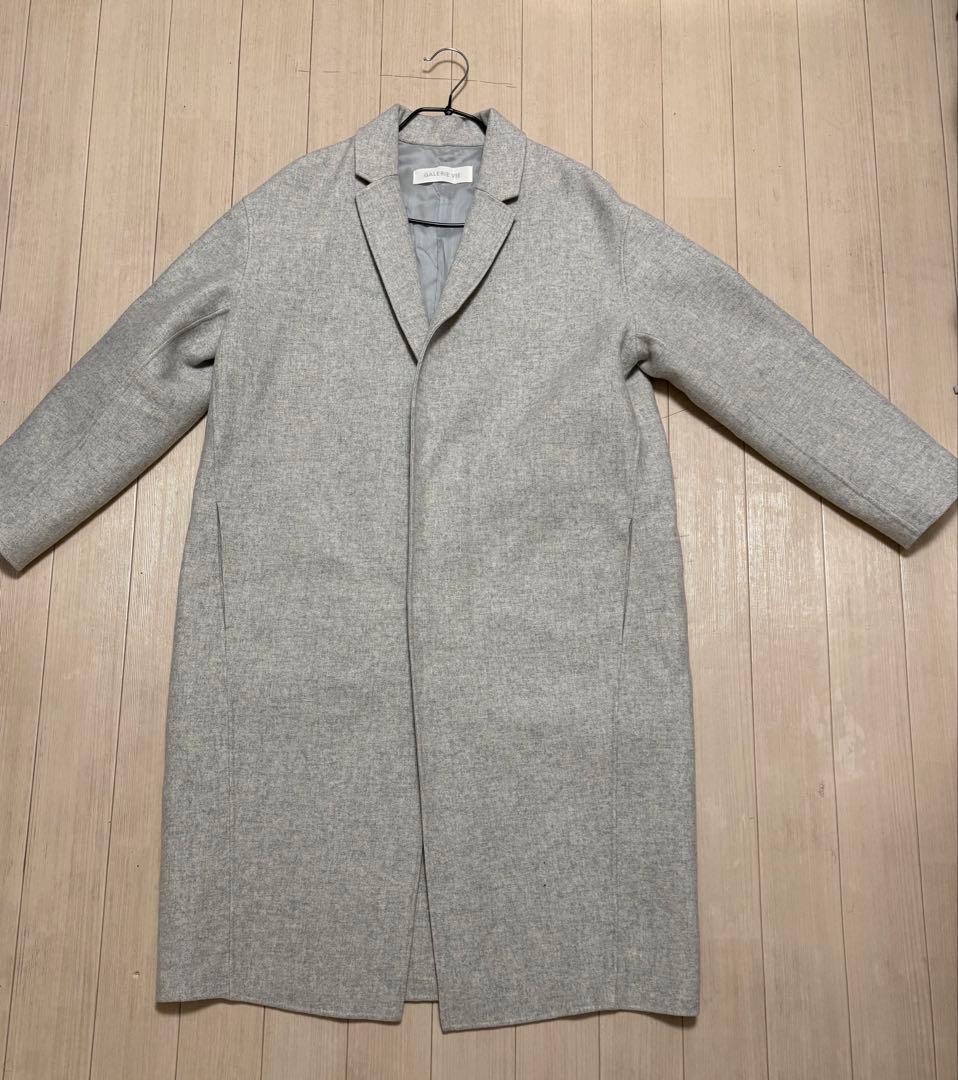 【美品】GALERIE VIE ライトメルトンチェスターコート