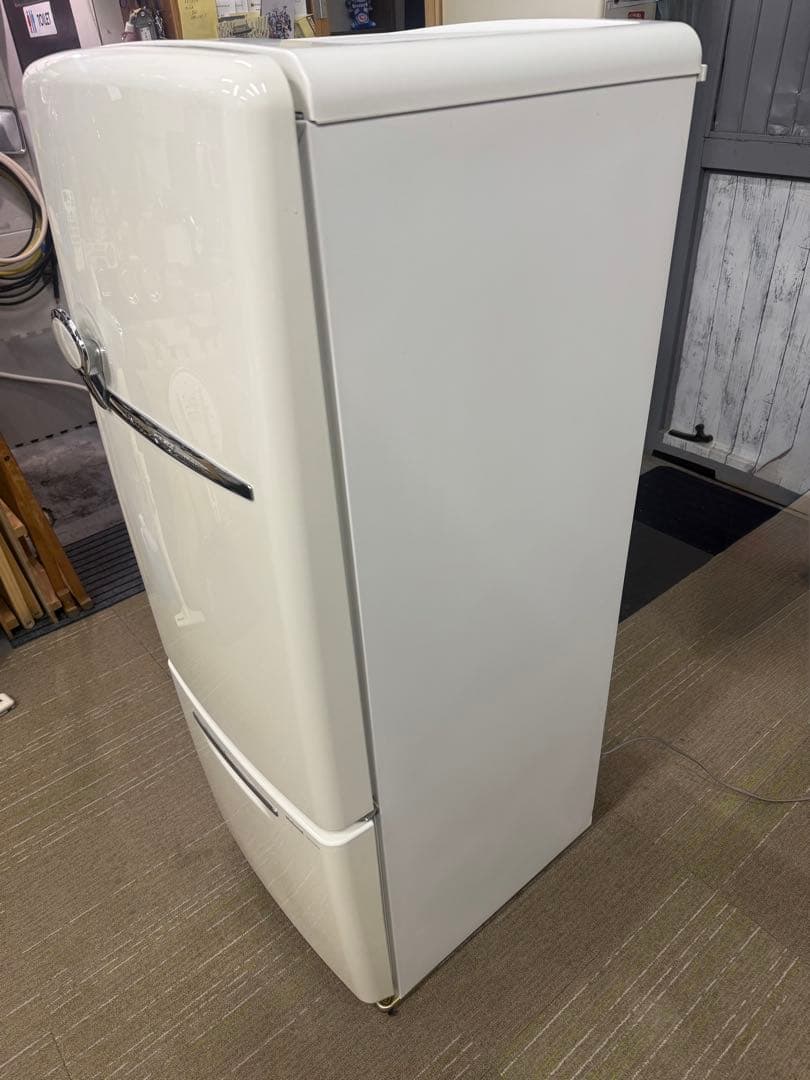 【洗浄消毒作業済】レトロ家電　National 冷凍冷蔵庫NR-B16RA-W