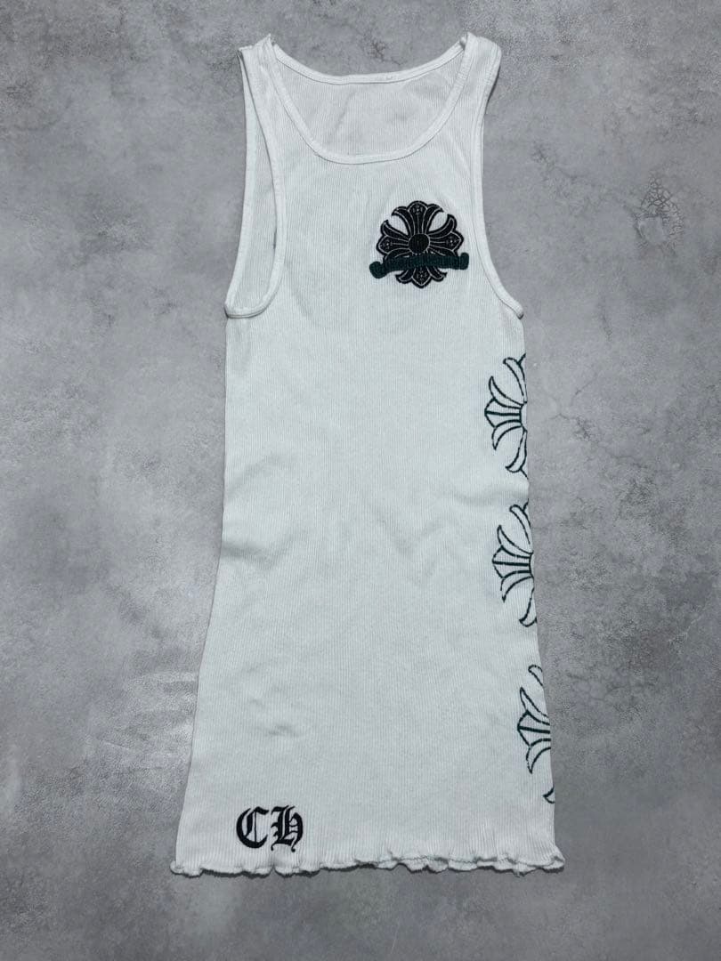 【レア難あり】Chrome Hearts タンクトップ ホワイトS