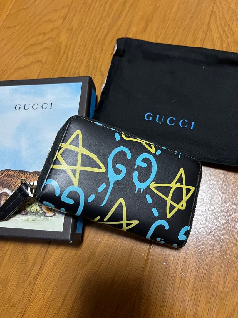 新品 レア GUCCI ゴースト ケース カードケース