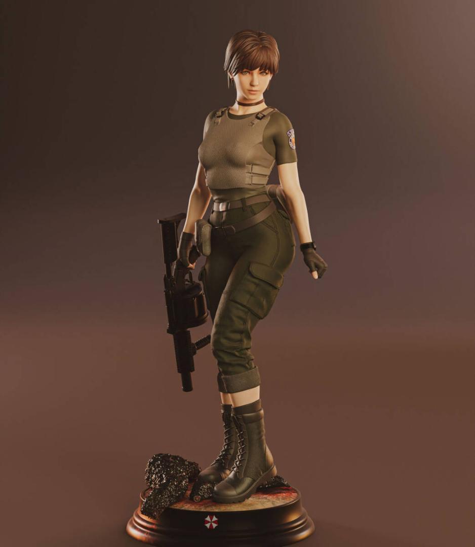 1/4　未塗装 未組立　45CM　フィギュア　ガレージキット　レベッカ