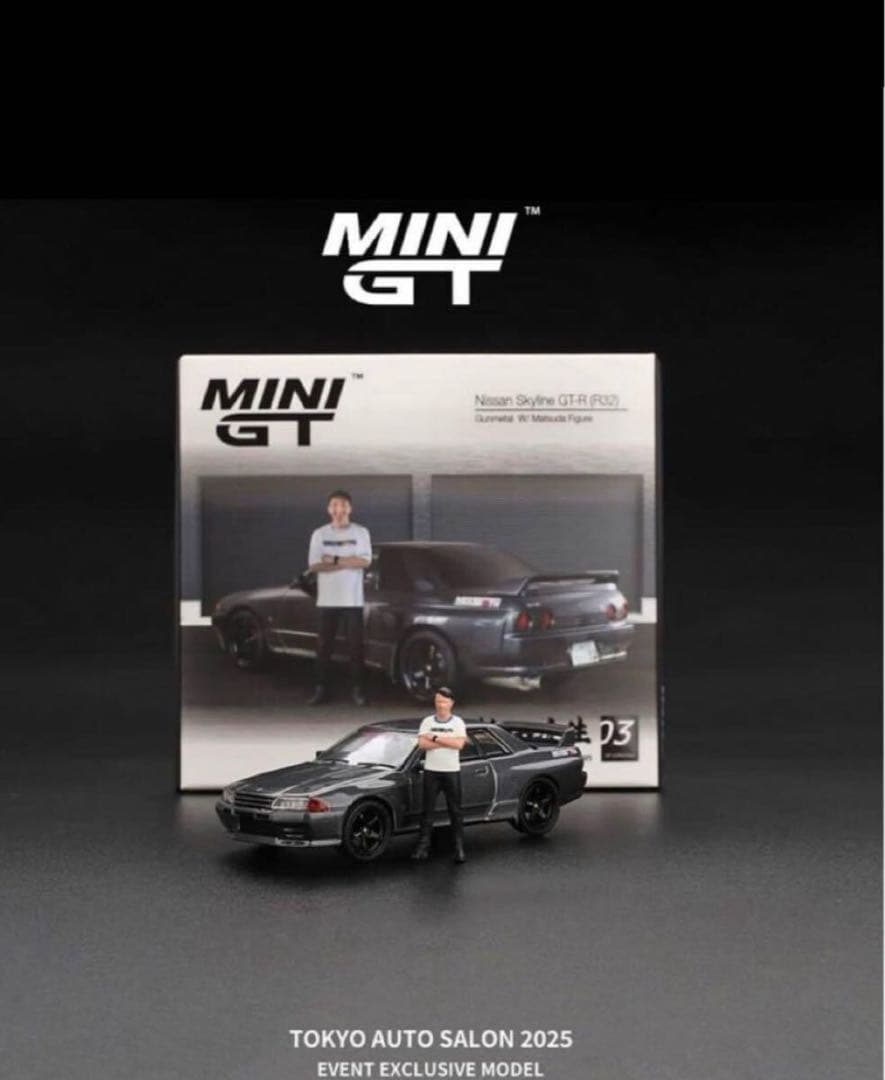 東京オートサロン 会場限定 miniGT トップシークレット＆松田次生32R