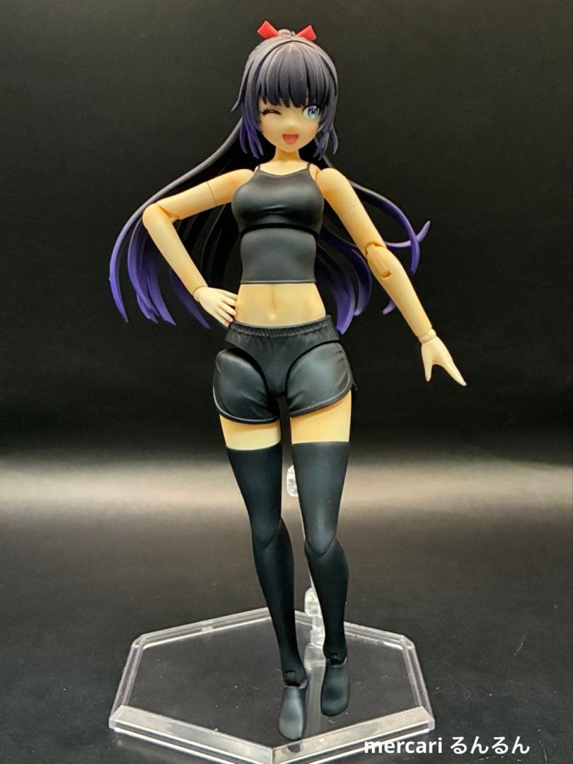 ドレスアップアップボディM＋姫カットポニーテール+ウルフレイヤーカット塗装完成品