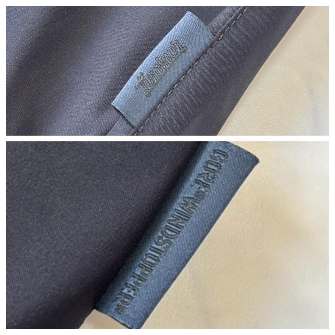 ヘルノ ラミナー ゴア Gore ロゴ ジップアップブルゾン 黒 46 tv1