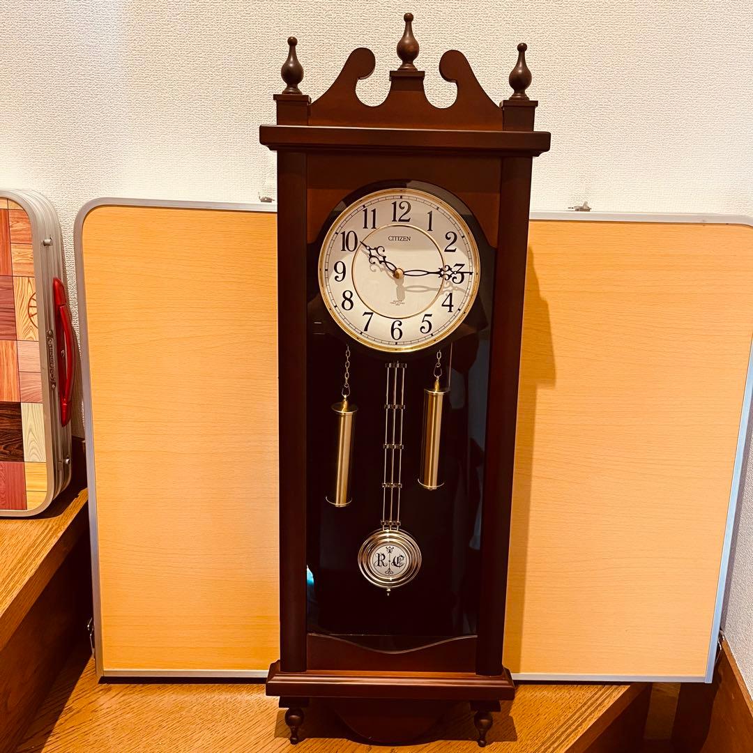 CITIZEN 振り子時計 ストロークN 報時付き 4MJ807-N06