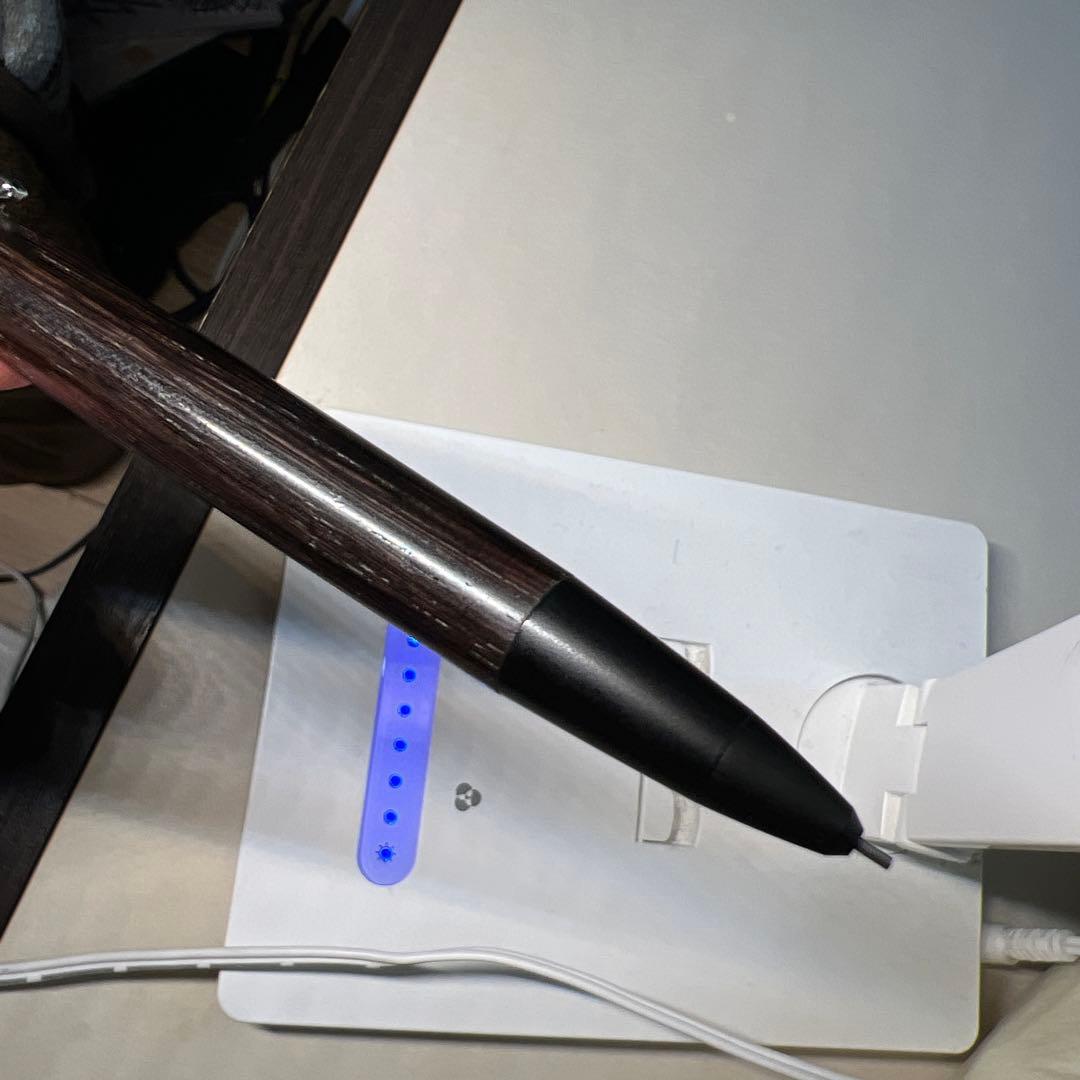 野原工芸　インドローズウッド　新型クリップ　シルバー　シャープペン