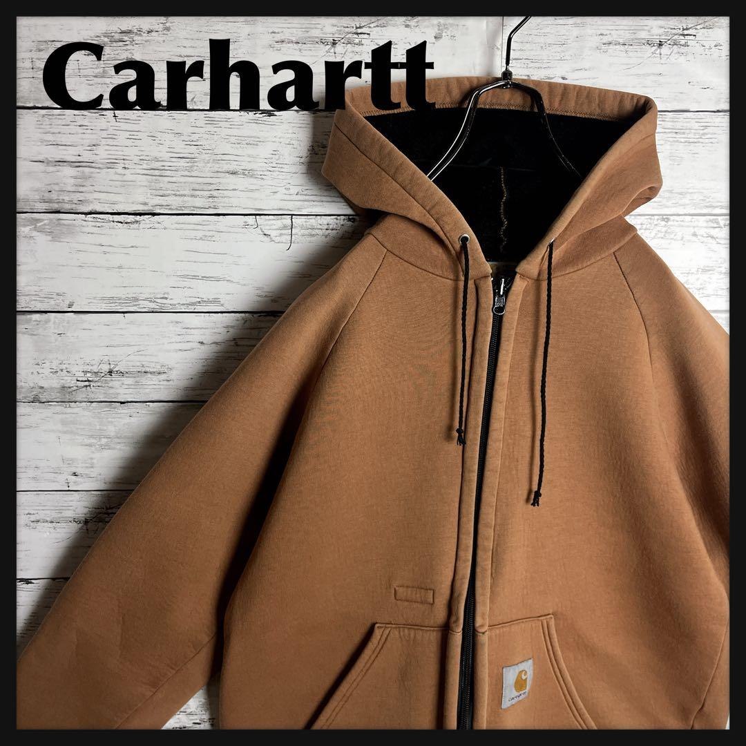 Carhartt◎ダックカラー 超人気色 フルジップ パーカー D277