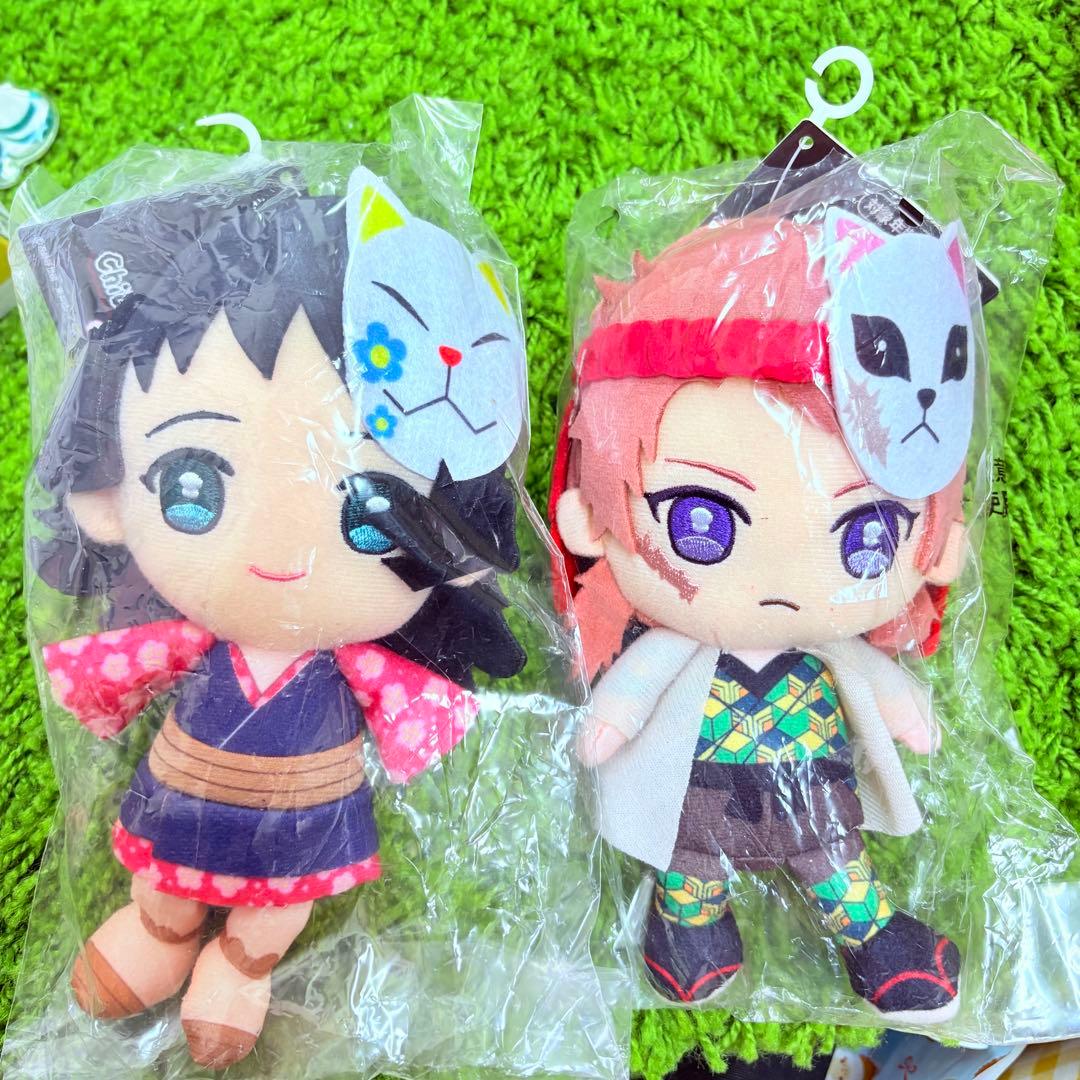鬼滅の刃 Chibiぬいぐるみ 錆兎 真菰　新品未開封