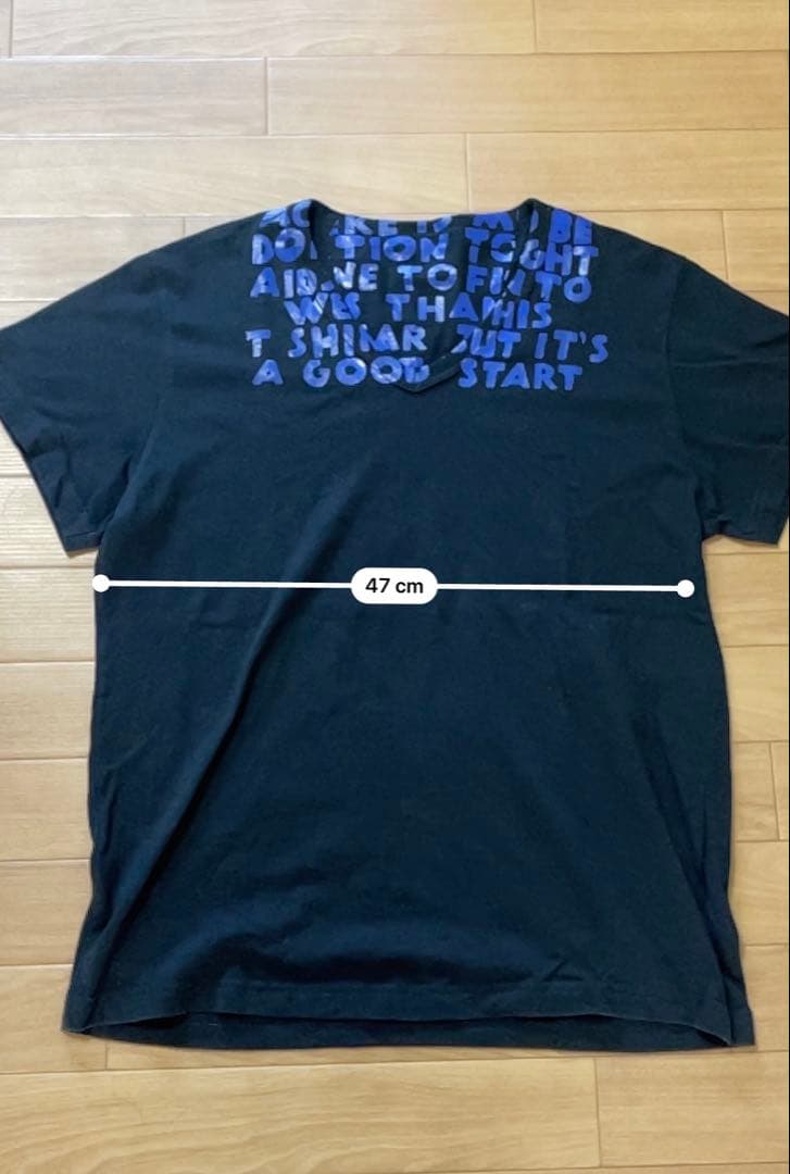 Martin Margiela 07SSエイズTブラック×紫文字 archive