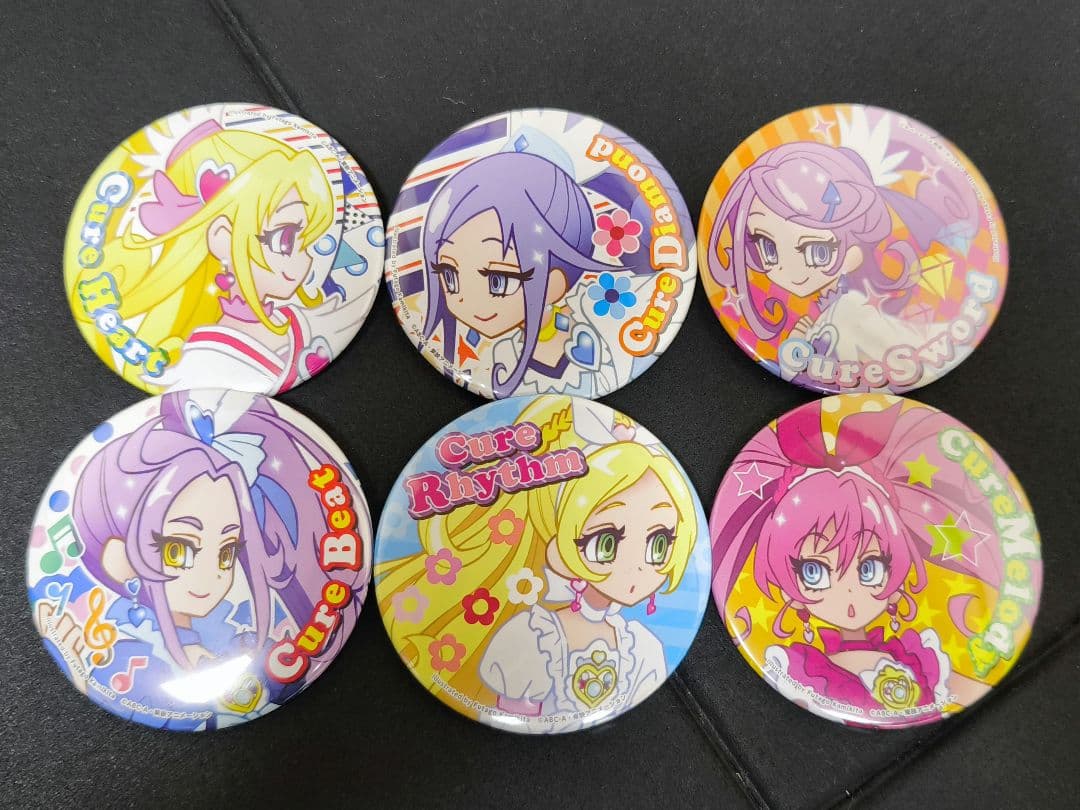 上北ふたご オールスターズ缶バッジ 6個セット プリキュア