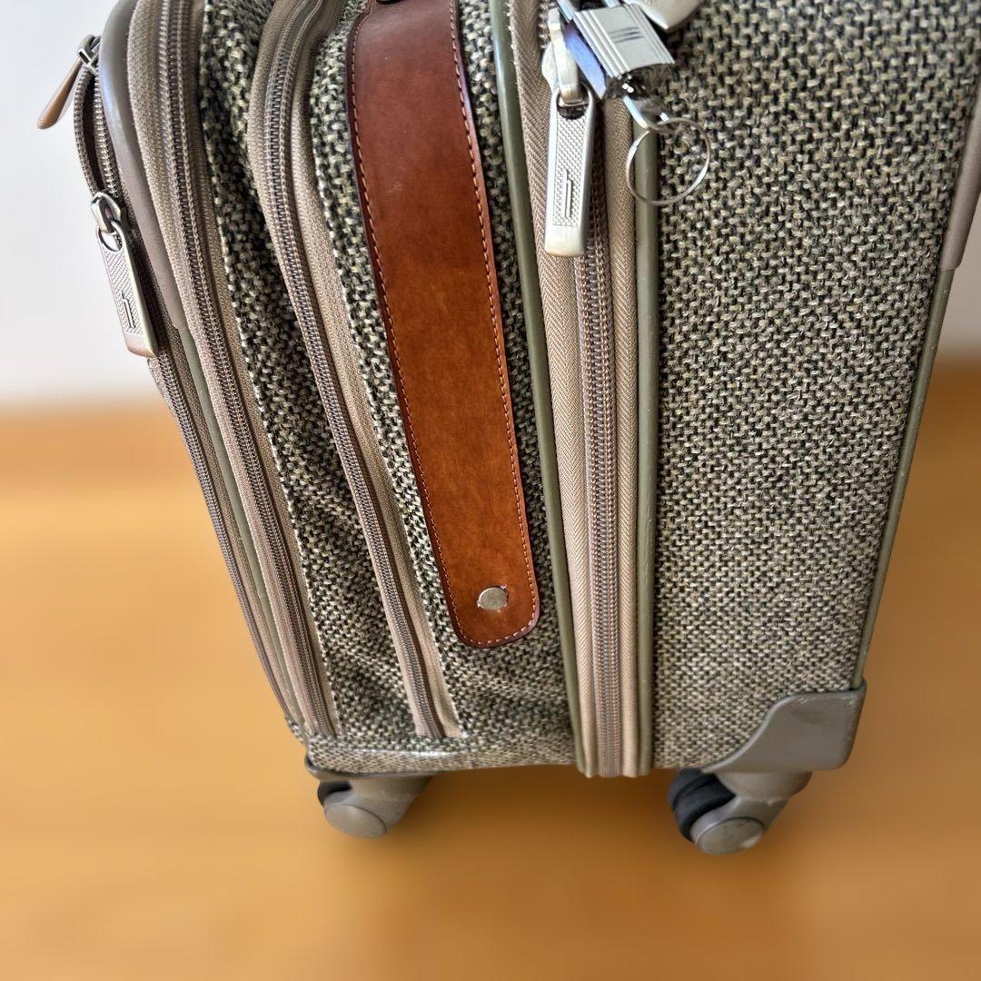 ハートマン　キャリーバック　ツイード機内持ち込みサイズ　レア　美品