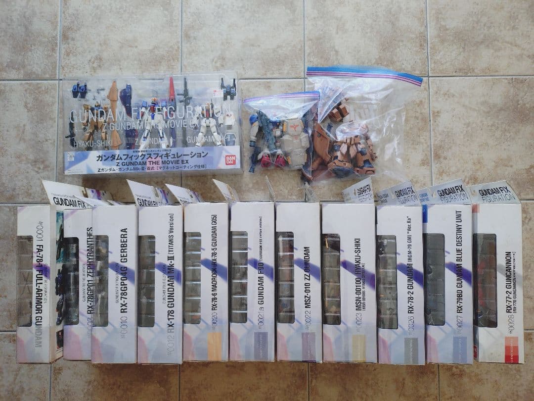 ガンダムフィックスフィギュレーション ジオノグラフィ まとめ売り(部品欠品有)