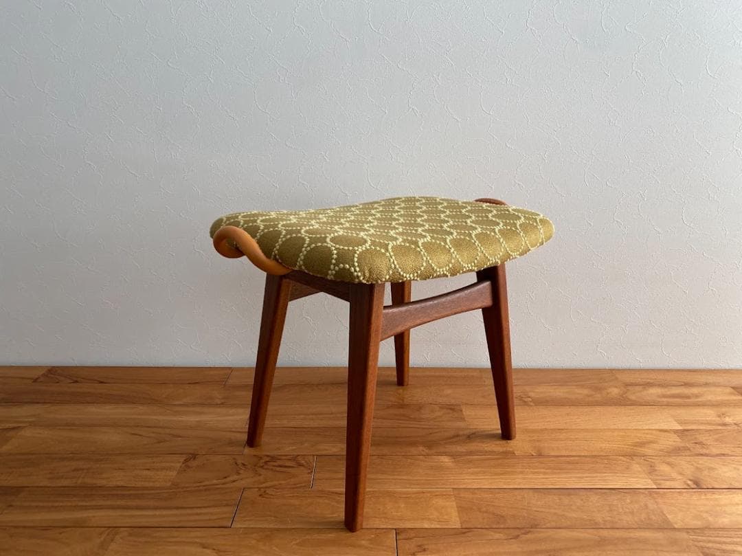 L‘ecume 　ヴィンテージ チーク スツール 仕上済