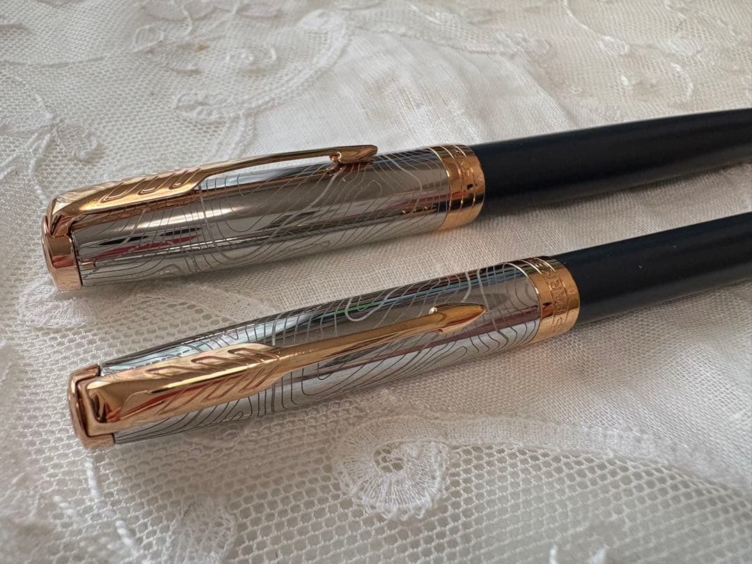 パーカーソネットフジPGT万年筆ボールペンセット⭐︎カランダッシュレマンケース