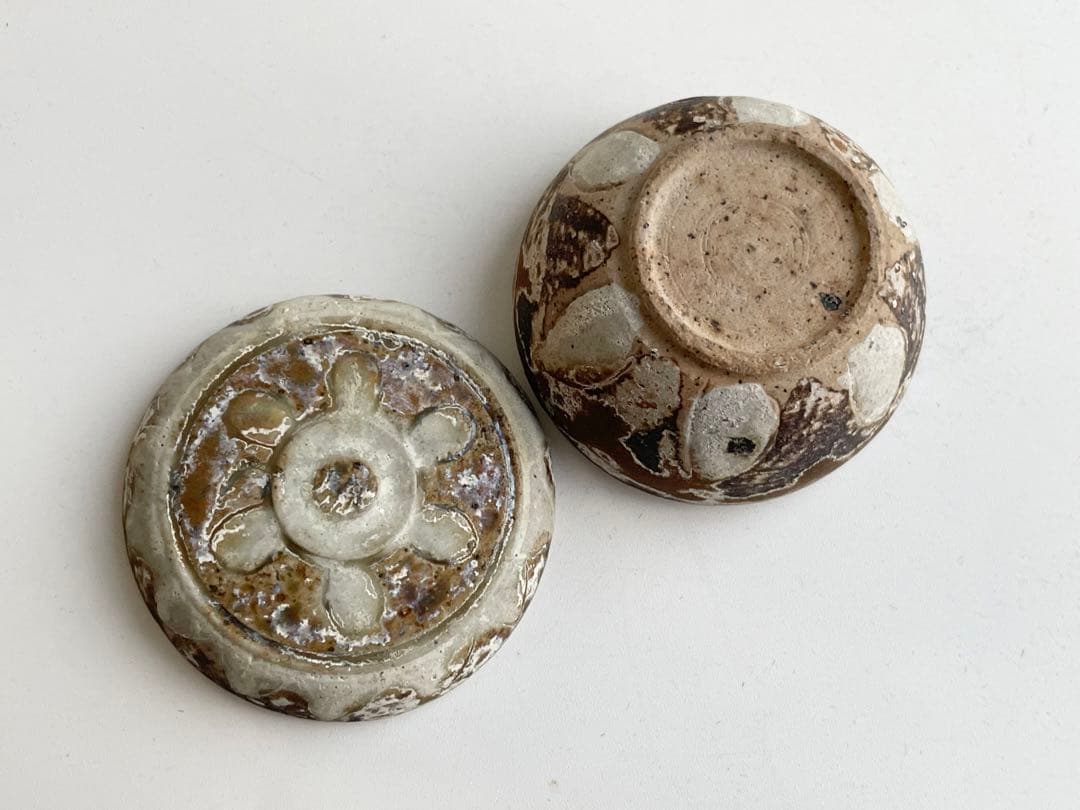 骨董　アンティーク　スンコロク　香合　宋胡録　タイ古陶　スワンカローク　茶道具