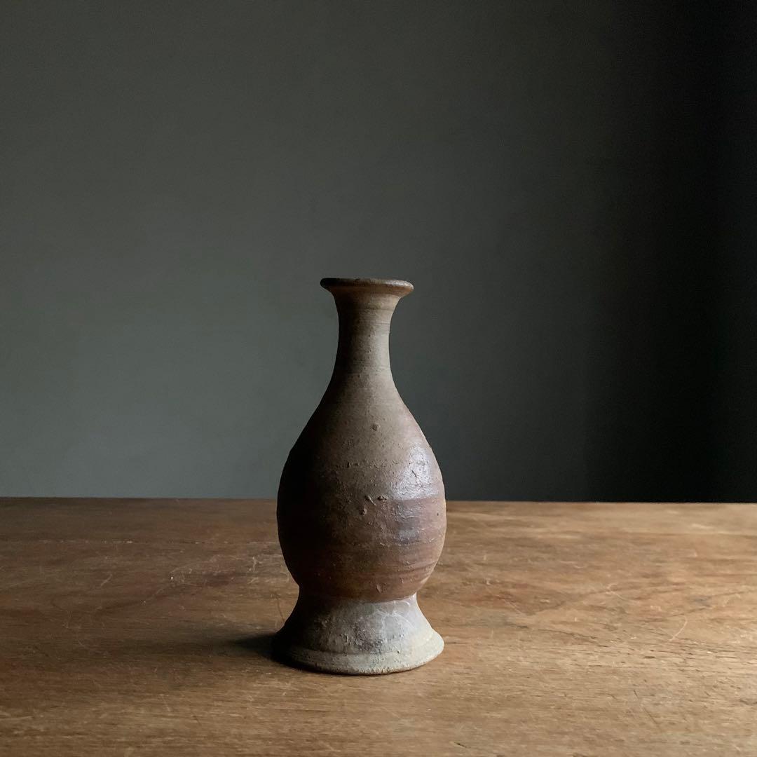 喜名・知花 焼締台付瓶 徳利 琉球美術 古美術 酒器 古道具 アンティーク