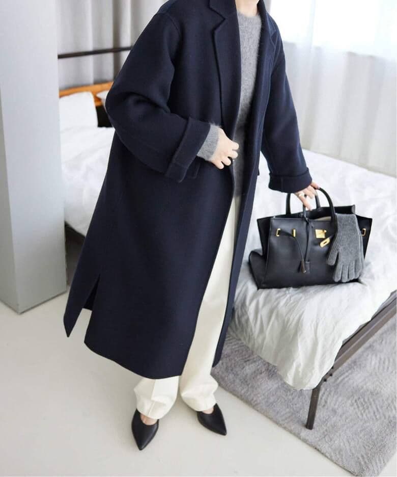 美品★SLOBE IENA ダブルフェイスチェスターコート