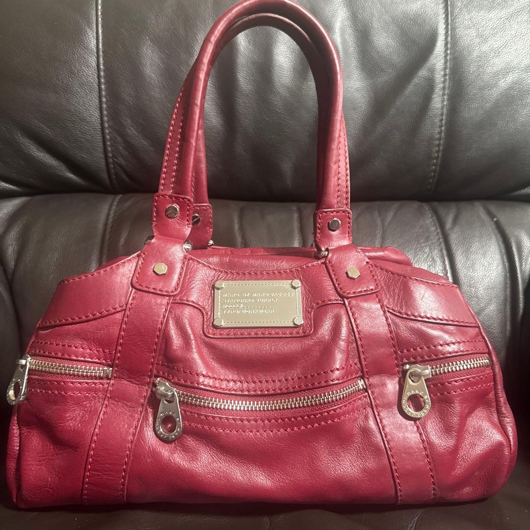 マークバイマークジェイコブス　レザー　ハンドバッグ