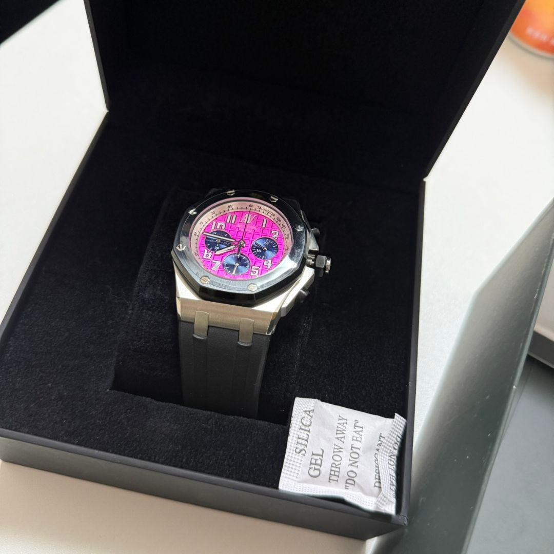 OMECO オメコ　AV 腕時計　クロノグラフ　箱付き　アダルトビデオ