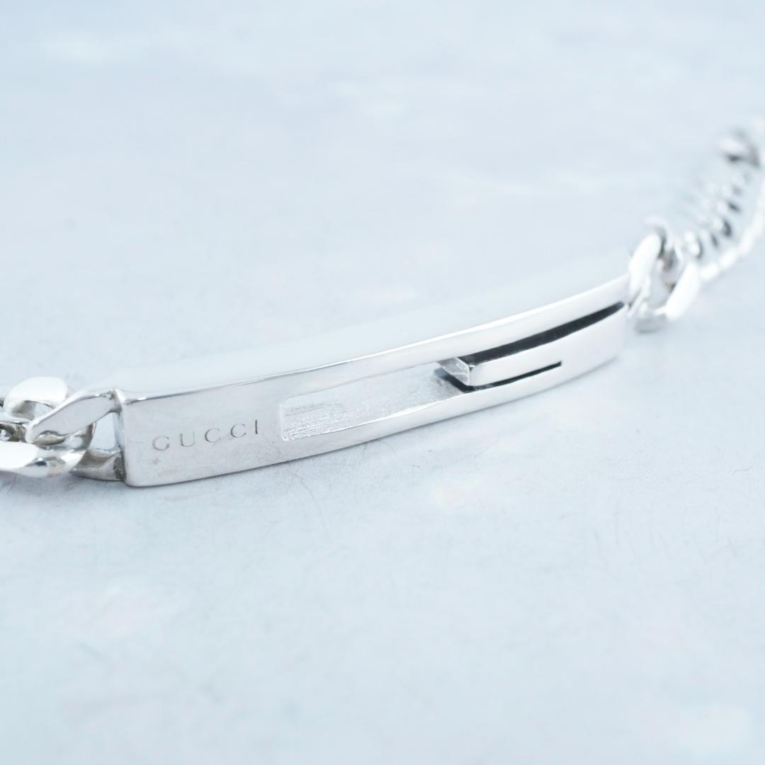 ロクスタ様 　新品仕上 グッチ Gロゴ SV925 チェーン ブレスレット 19