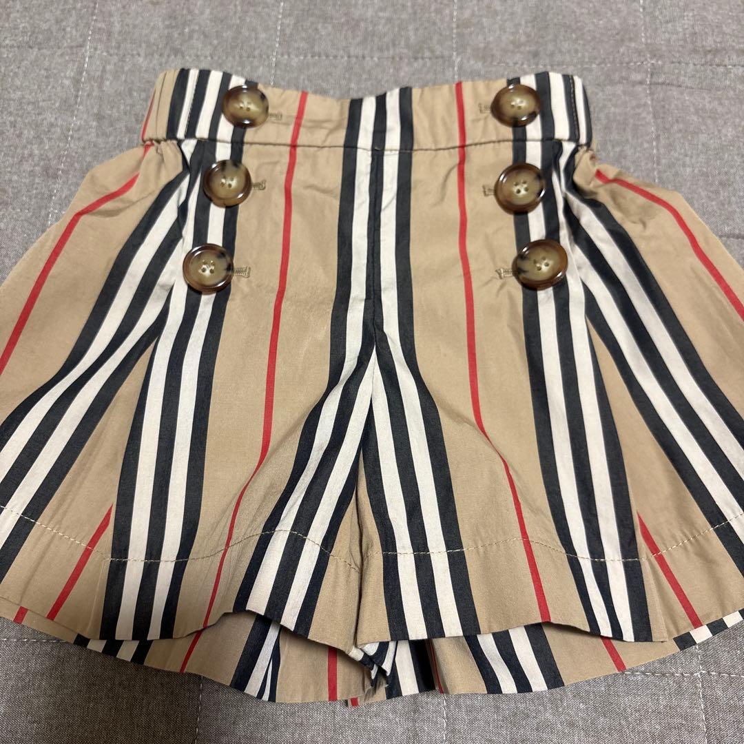 BURBERRY ストライプ柄パンツ 4Y