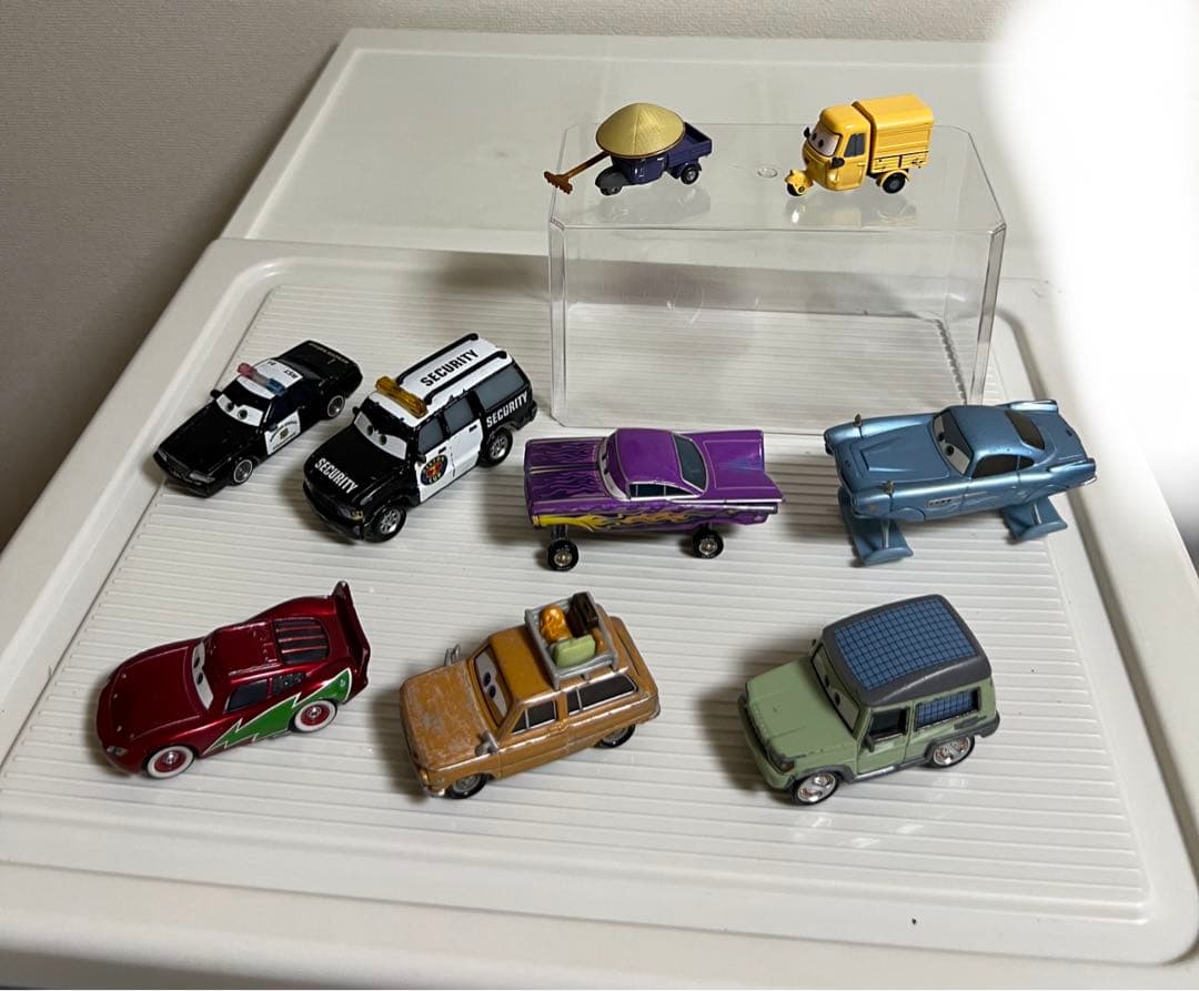 カーズ、ミニカー、マテル（フィンマック水走行タイプ、傘）