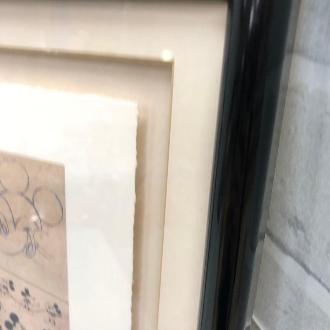 M4026 ミッキーマウス 生誕70周年記念アートフレーム　シリアルナンバー入り