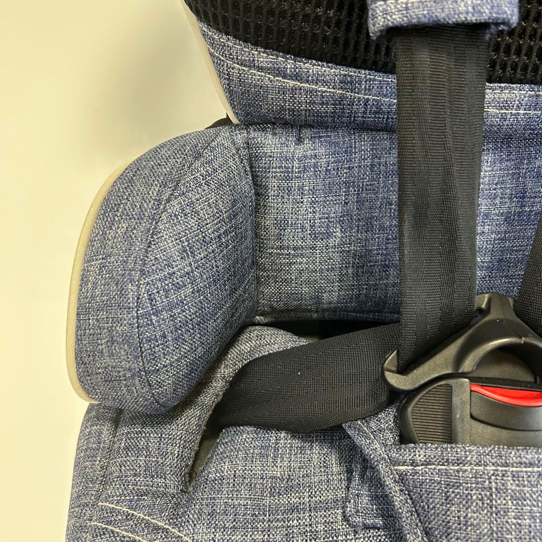 【極美品】日本育児 ジュニアシート トラベルベスト EC プラス デニム