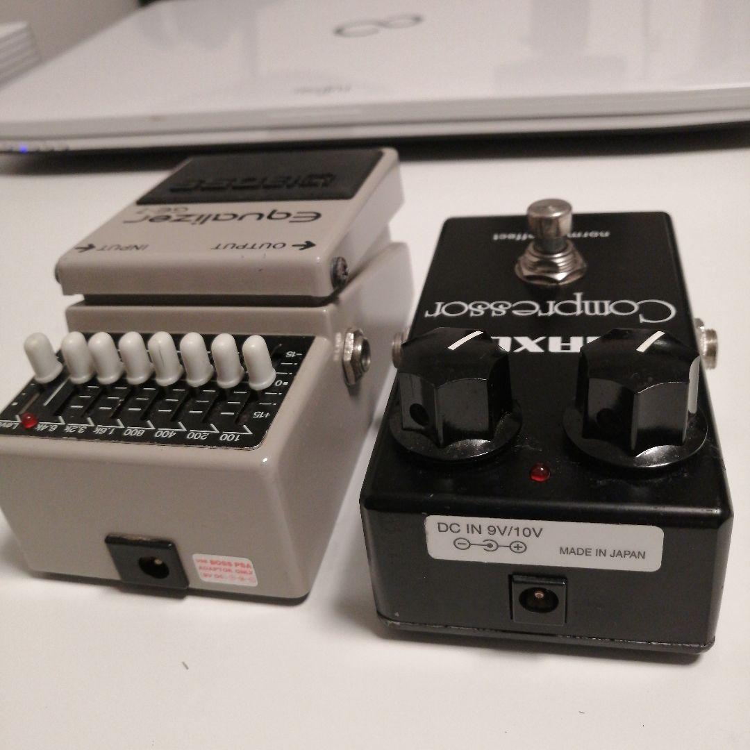 BOSS GE-7イコライザー & Maxon コンプレッサー