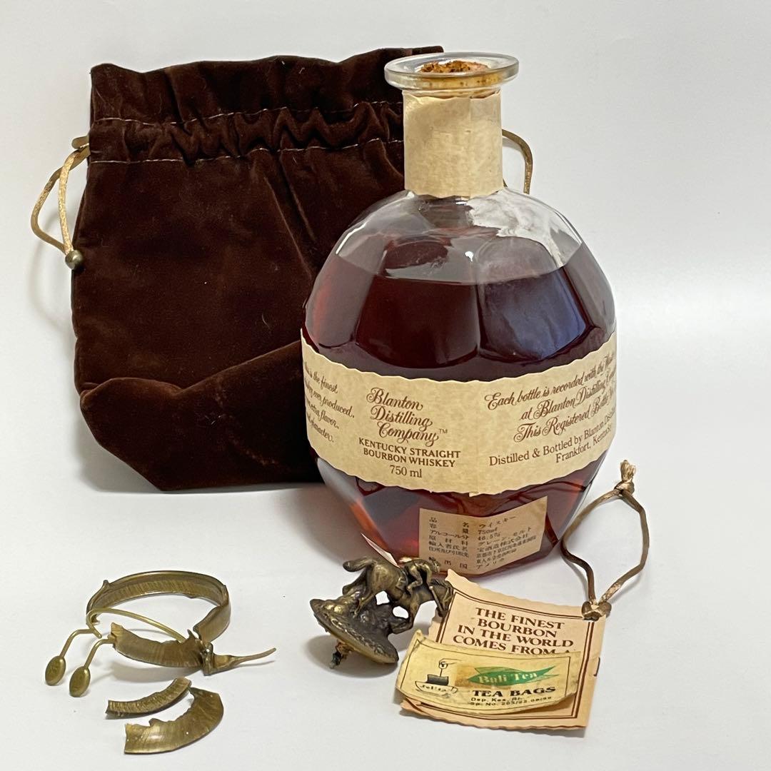 【未開栓】Blanton’s ブラントン バーボン 750ml 巾着・タグ付き