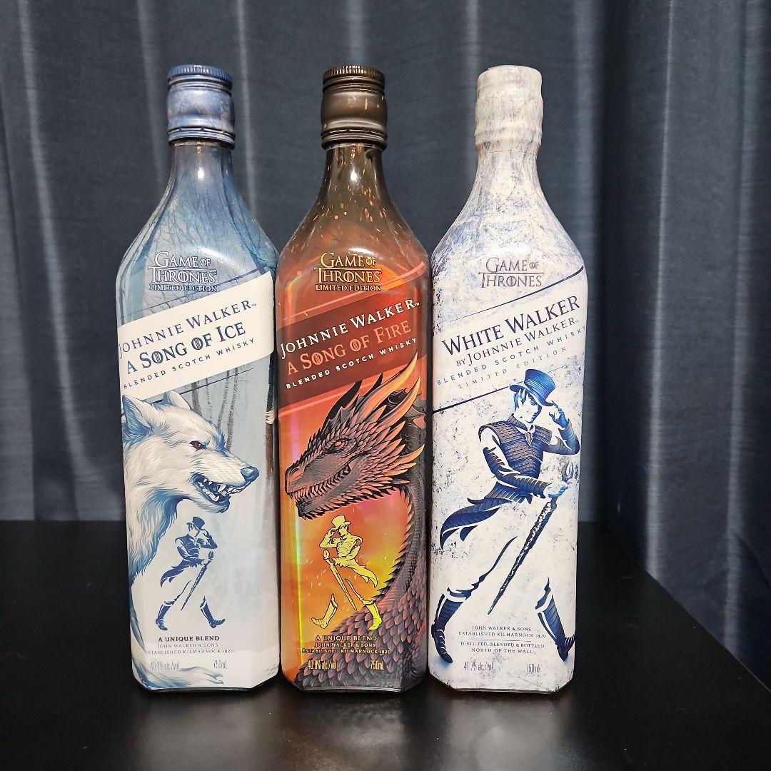 Johnnie Walker Game of Thrones 3本セット