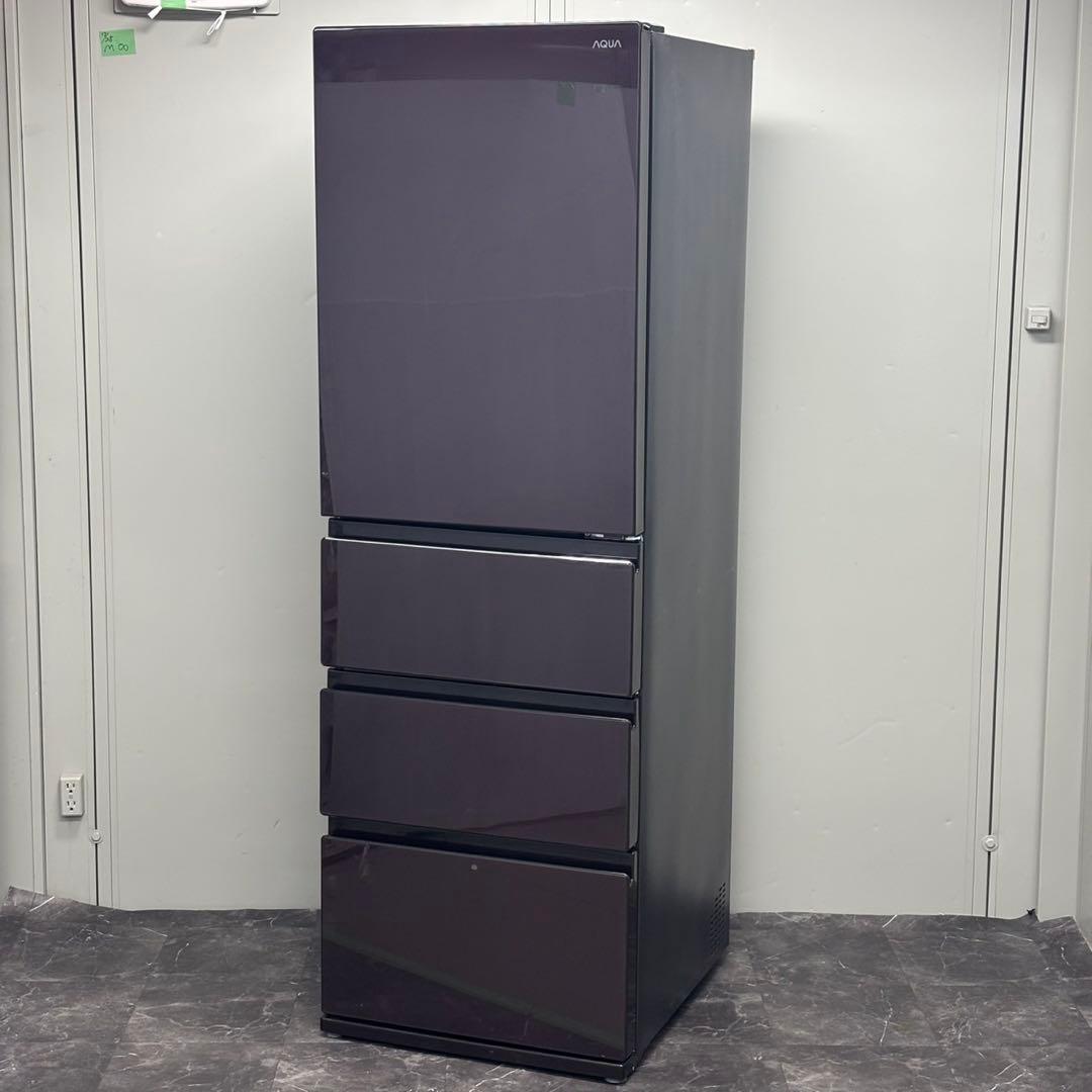 ∞送料込！設置対応◎2020 AQUA 458L冷蔵庫 AQR-VZ46K(T)