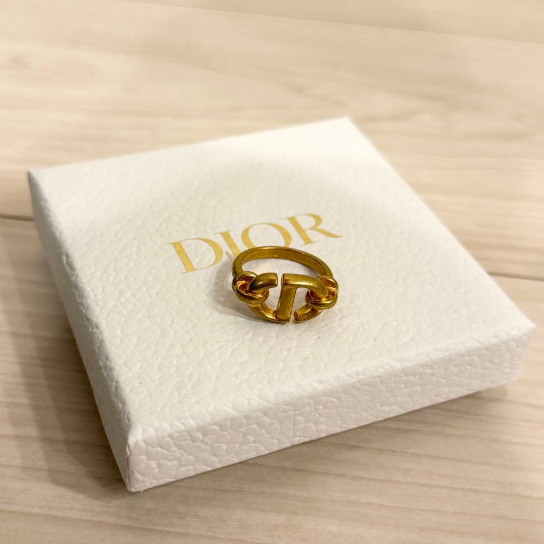 Christian Dior ディオール CDネイビーリング 指輪